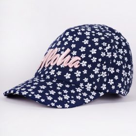 Yo Virágos sötétkék kislány baseball sapka