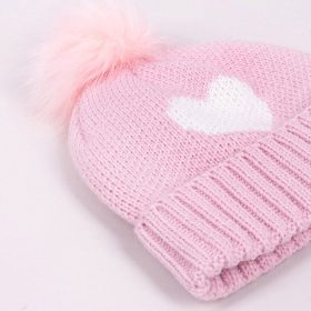 Yo Szíves rózsaszín kislány sapka