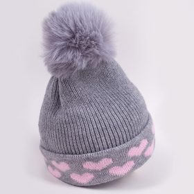 Yo Szíves szürke baba sapka