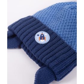 Yo Űrhajós kék baba sapka