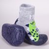 Yo Dínós szürke baba zoknicipő 
