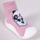 Yo Pandás púderrózsaszín baba zoknicipő