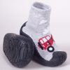 Yo Autós szürke baba zoknicipő 