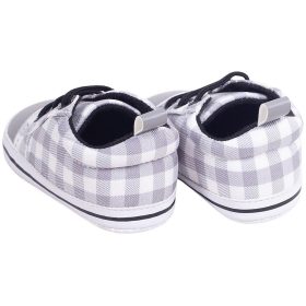 Yo Szürkekockás baba kocsicipő 