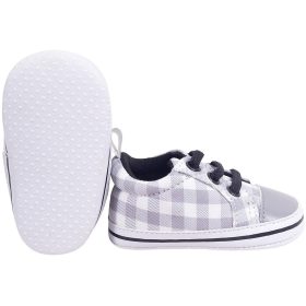 Yo Szürkekockás baba kocsicipő 