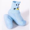 Yo Zebrás kék baba zoknicipő