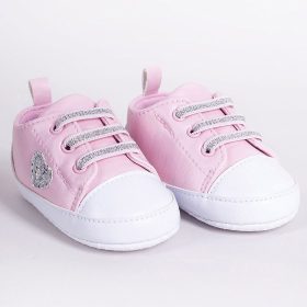 Yo Szíves rózsaszín baba kocsicipő