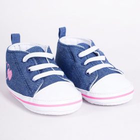 Yo Szíves farmerkék baba kocsicipő