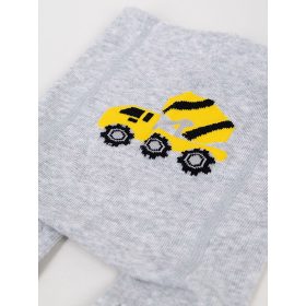 Yo Mixerautós szürke baba harisnyanadrág