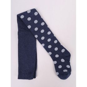Yo Pöttyös sötétkék kislány harisnyanadrág