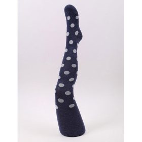 Yo Pöttyös sötétkék kislány harisnyanadrág