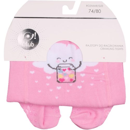 Yo Felhős rózsaszín tripla ABS baba harisnyanadrág