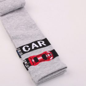 Yo Autós szürke lábfej nélküli kisfiú harisnya