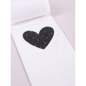 Yo Fekete szíves fehér lány harisnya