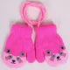 Yo Pandás pink lány kesztyű