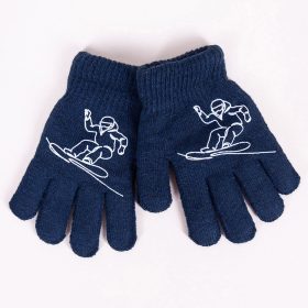 Yo Snowboard kék vastag fiú kesztyű