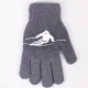 Yo Síelős szürke vastag fiú kesztyű