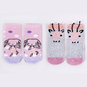 Yo Nyuszis-zsiráfos zokni lány szett