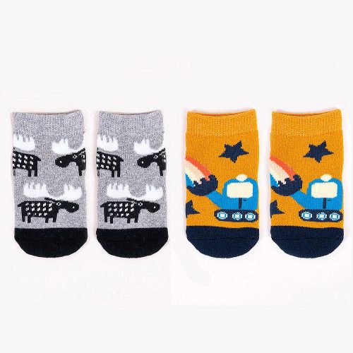 Yo Markolós-rénszarvasos zokni baba szett