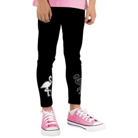 Yo Flamingós fekete lány leggings