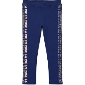 Yo Feliratos sötétkék lány vastagabb anyagú leggings