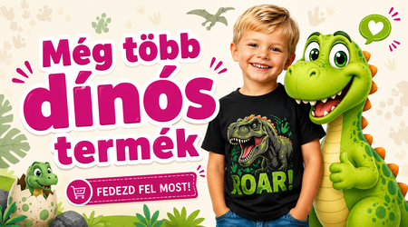 dínós gyerekruhák és cipők kisfiúknak