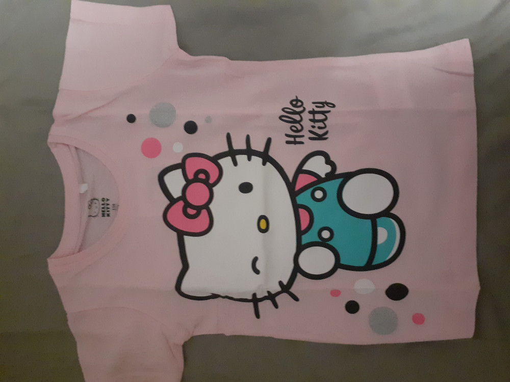 Civil Virágos ekrü-rózsaszín kislány szett
